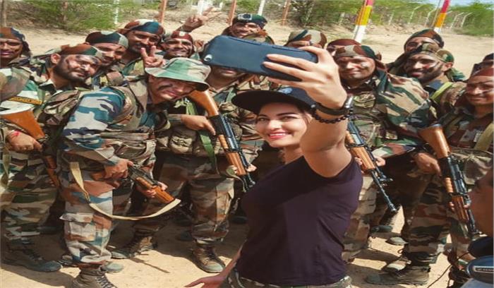 जवानों के साथ मुलाकात अविस्मरणीय अनुभव :सोनाक्षी सिन्हा