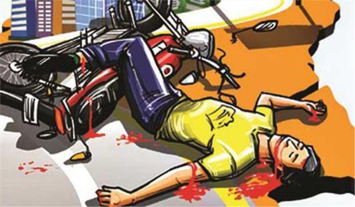 उत्तर प्रदेश के सोनभद्र में सड़क दुर्घटना,  एक व्यक्ति की मृत्यु