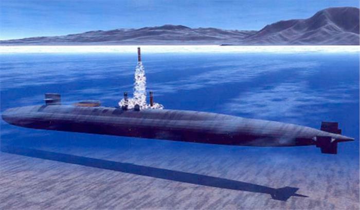 दक्षिण कोरिया पहुंची अमेरिका की मिसाइल पनडुब्बी