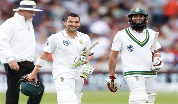 जोहन्सबर्ग टेस्ट:  पहला सत्र एल्गर और अमला ने बिना विकेट के निकाला