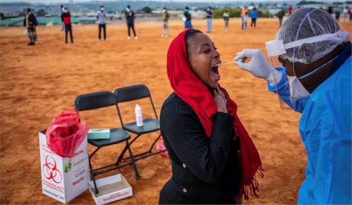 दक्षिण अफ्रीका में 1,19,898 हैं कोविड के एक्टिव मामले