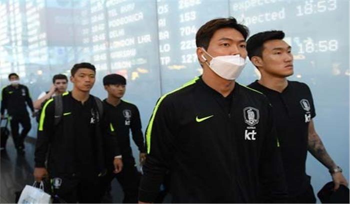 फीफा विश्व कप से पहले दक्षिण कोरिया की टीम ऑस्ट्रिया रवाना