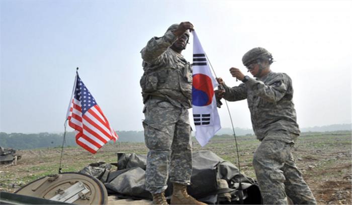 दक्षिण कोरिया कर सकता है अमेरिका के साथ सैन्य अभ्यास खत्म दक्षिण कोरिया कर सकता है अमेरिका के साथ सैन्य अभ्यास खत्म