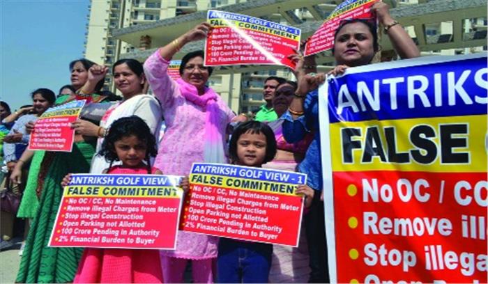 अंतरिक्ष बिल्डर के खिलाफ खरीदारों ने खोला मोर्चा