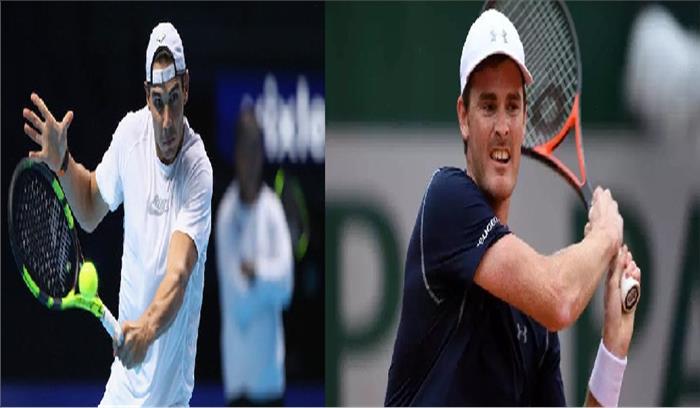 विंबलडन से पहले राफेल नडाल और जॉमे मुनर ने किया अभ्यास