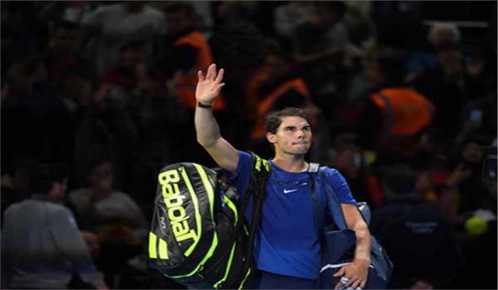 राफेल नडाल एटीपी रैंकिंग के शीर्ष पर कायम