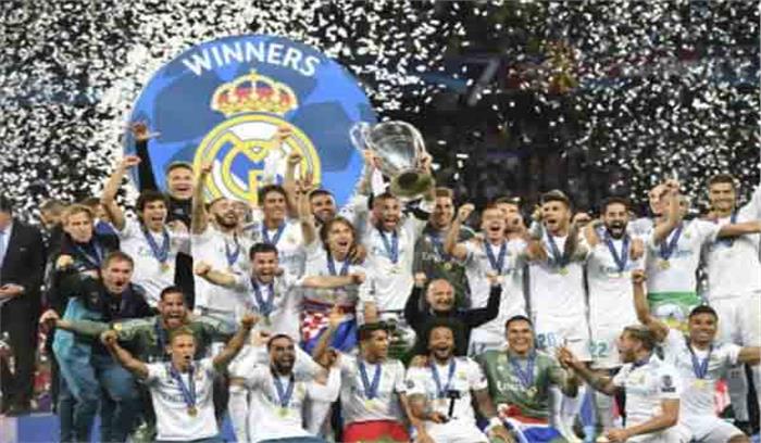 चैम्पियंस लीग : रियल मेड्रिड ने 3-1 से हराकर तीसरी बार खिताब पर कब्जा 