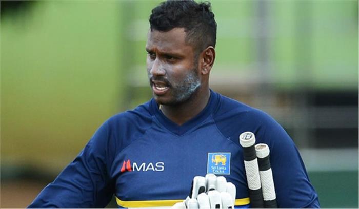 मांसपेशियों में खिंचाव के कारण एंजेलो मैथ्यूज हुए निदास ट्रॉफी से बाहर