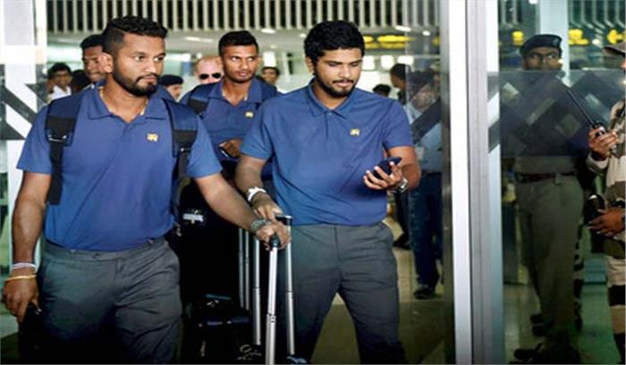 श्रीलंकाई टीम पहुंची कोलकाता