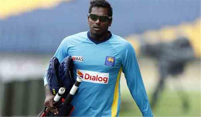 चोटिल एंजलो मैथ्यूज हुए बांग्लादेश दौरे से बाहर