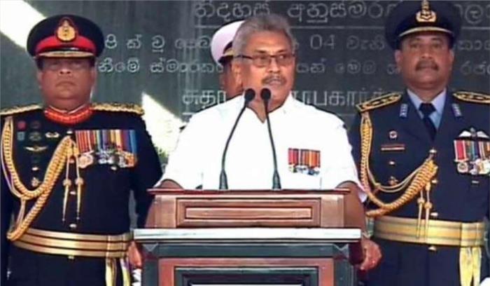गोटाबाया ने 72वें स्वतंत्रता दिवस पर लोकतंत्र की रक्षा का वादा किया