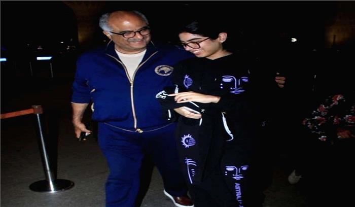 पढ़ाई के लिए विदेश रवाना हुईं श्रीदेवी की छोटी बेटी खुशी कपूर