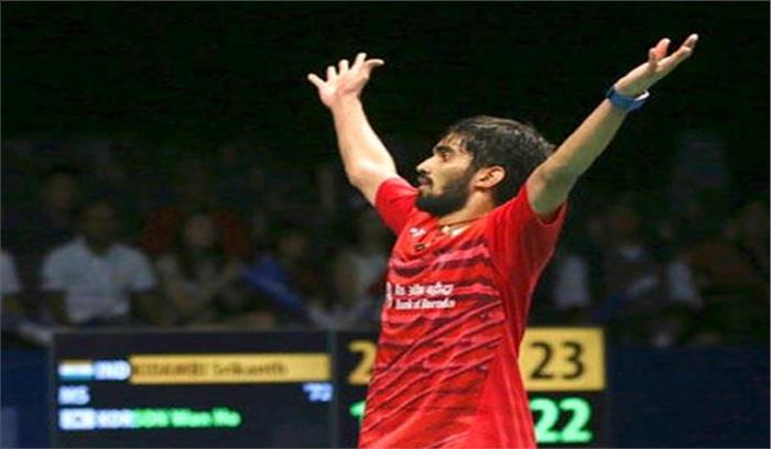 मैच दर मैच आगे बढ़ना है मेरा लक्ष्य : श्रीकांत