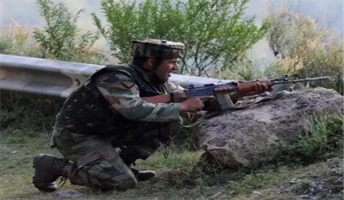 जम्मू एवं कश्मीर में चल रही मुठभेड़ में 2 आतंकवादी ढेर, 5 जवान शहीद