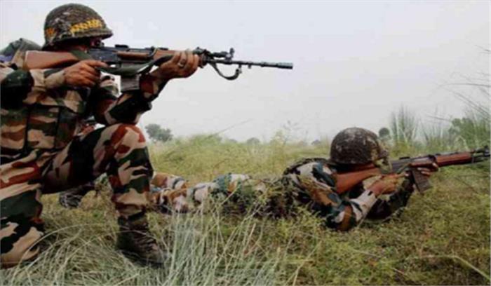 जम्मू एवं कश्मीर में सुरक्षाबलों के साथ मुठभेड़ में 2 आतंकी ढेर