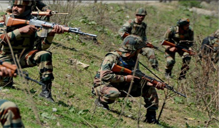 जम्मू-कश्मीर में सुरक्षाबलों और आतंकवादियों के बीच मुठभेड़