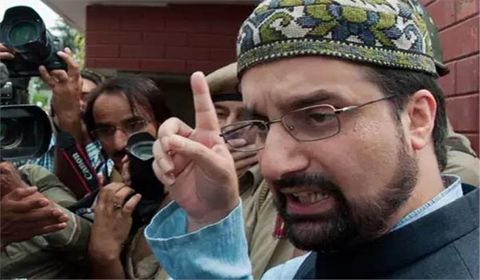 मीरवाइज एनआईए के समक्ष पेशी के लिए दिल्ली रवाना