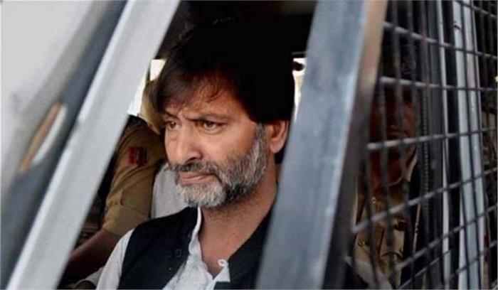 यासीन मलिक के नेतृत्व वाले जेकेएलएफ पर कश्मीर ने लगाया प्रतिबंध