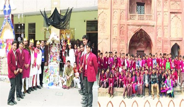 क्रिसमस व नववर्ष सजावट प्रतियोगिता में बच्चों में दिखा उत्साह