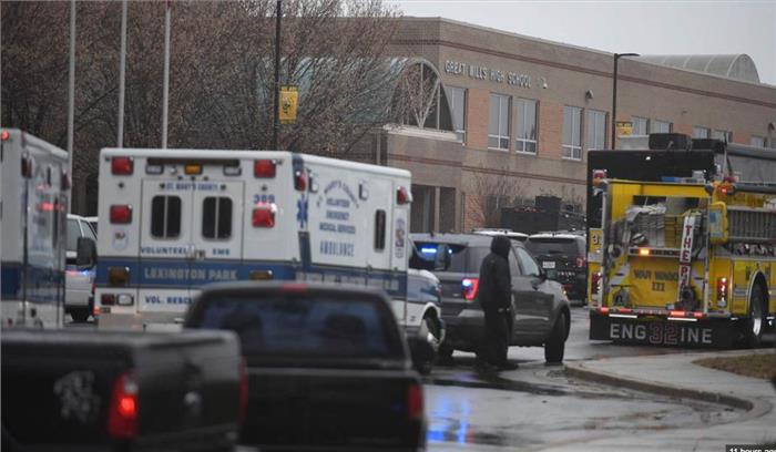 मैरीलैंड स्कूल में गोलीबारी, हमलावर छात्र की मौत मैरीलैंड स्कूल में गोलीबारी, हमलावर छात्र की मौत