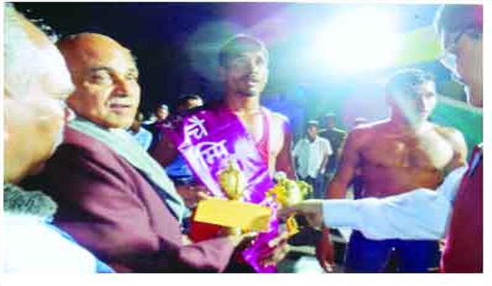 प्रदेश स्तरीय कुश्ती स्पर्धा :गणेश यादव बने छत्तीसगढ़ किशोर