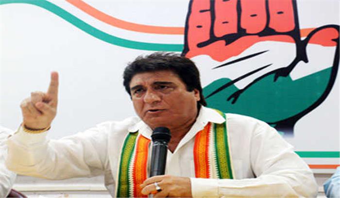 प्रदेश में अब आम आदमी सुरक्षित नहीं है : राजबब्बर