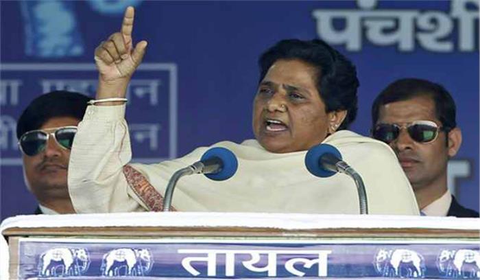 मूर्ति तोड़ने वालों पर सख्त कार्रवाई करे योगी सरकार : मायावती