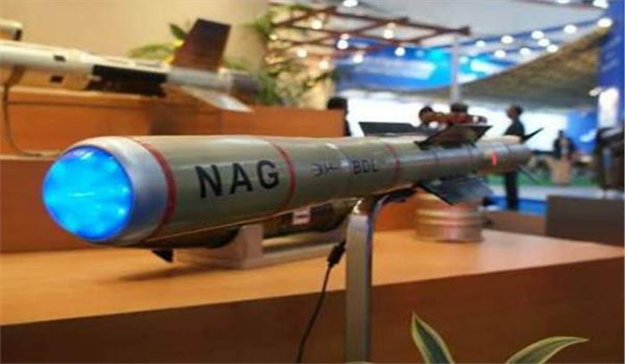 एंटी-टैंक गाइडेड मिसाइल नाग का  सफल परीक्षण