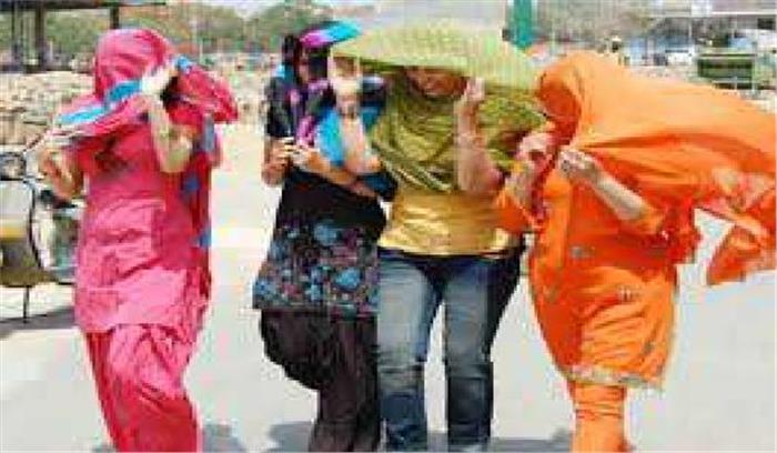 दिल्ली में गर्मी का आलम, न्यूनतम तापमान 27. 5 डिग्री