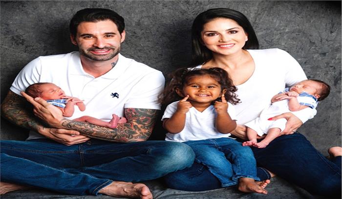 सनी और डेनियल ने लिया दो बच्चों को गोद