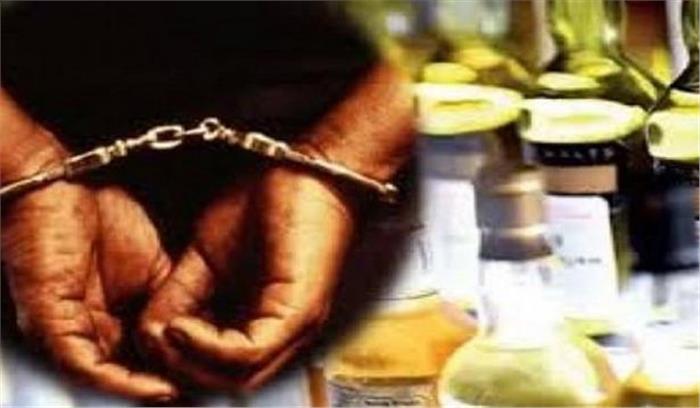 सुपौल में 332 कार्टन विदेशी शराब बरामद