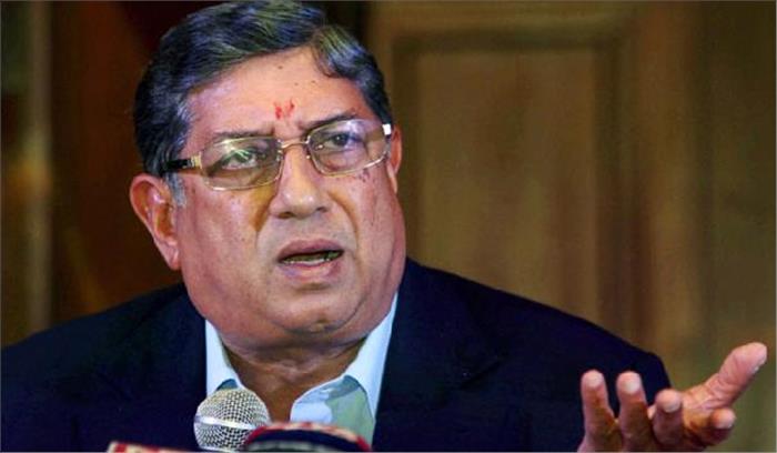 श्रीनिवासन को बीसीसीआई एसजीएम में हिस्सा लेने से रोका