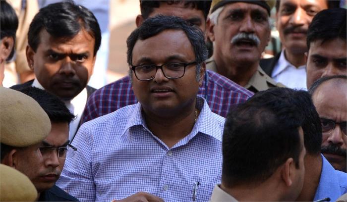 सुप्रीम कोर्ट ने कार्ति चिदंबरम को सशर्त विदेश यात्रा की दी अनुमति