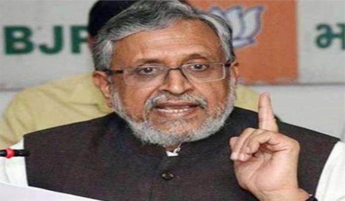 तेजस्वी के बंगले को देखकर सुशील मोदी बोले, ऐसा लगता है कि यह कोई पांच-सितारा होटल है