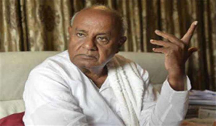 कर्नाटक विधानसभा चुनाव में जद(एस) सभी सीटों पर लड़ेगी चुनाव: देवेगौड़ा