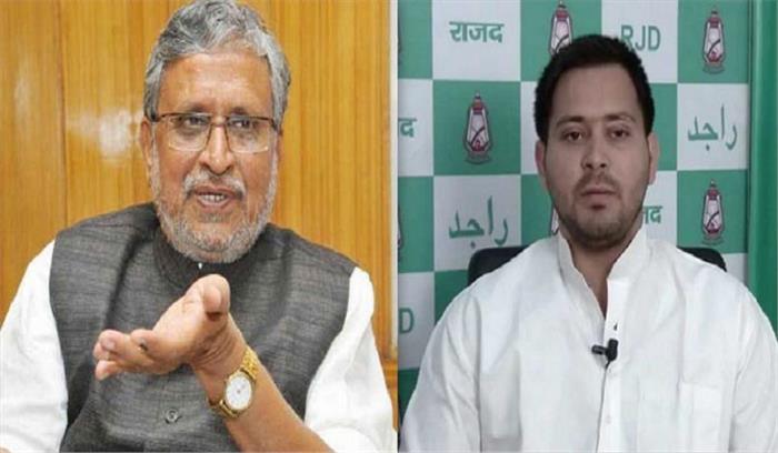 पिता की छाया से बाहर आकर सभी बेनामी संपत्ति को सरकार को सौंपे तेजस्वी: सुशील मोदी