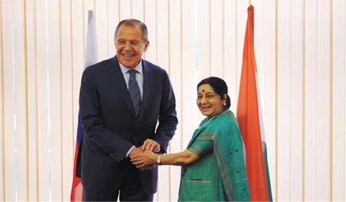 रूस के साथ आर्थिक और व्यापार संबंध हमारी शीर्ष प्राथमिकता : सुषमा