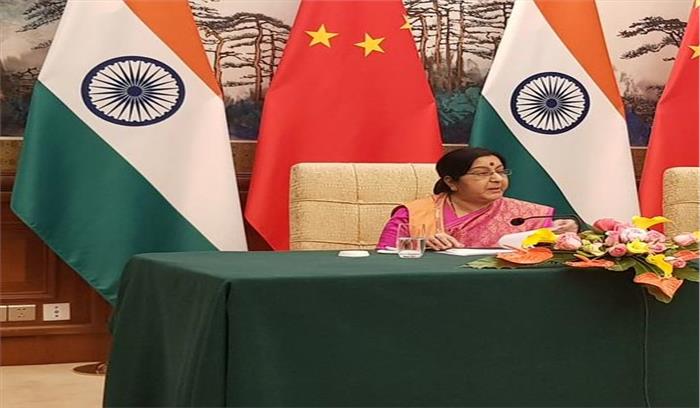 सुषमा स्वराज ने किया एससीओ से आतंकवाद के खिलाफ सख्त कदम उठाने का आग्रह