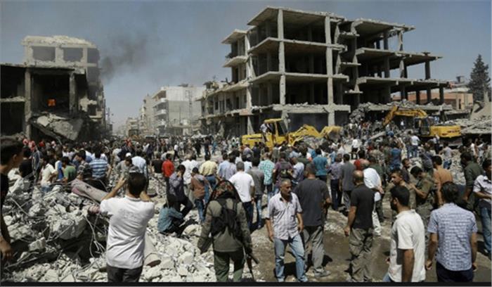 सीरिया:  आईएस के आत्मघाती हमले में 75 की मौत