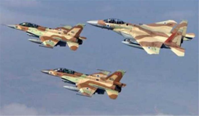 सीरिया की सीमा में इजरायल ने किए हवाई हमले