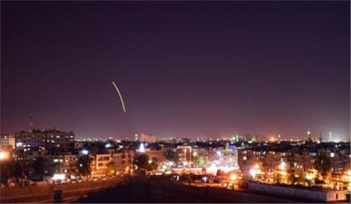 सीरियाई सेना ने इजरायली मिसाइल हमले को नाकाम करने का दावा किया