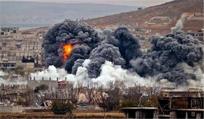 सीरिया हवाई हमलें में  978 की मौत