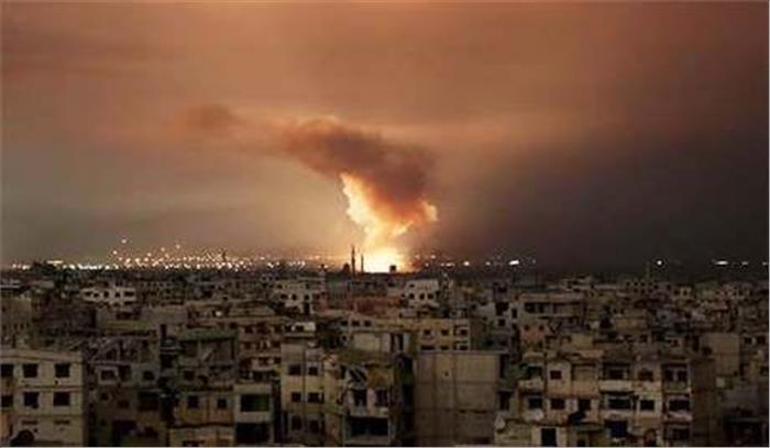 सीरिया के दमिश्क में रॉकेट हमला,  35 लोगों की मौत