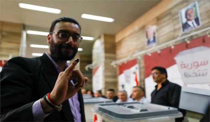 सीरिया में राष्ट्रपति चुनाव के लिए मतदान सीरिया में राष्ट्रपति चुनाव के लिए मतदान