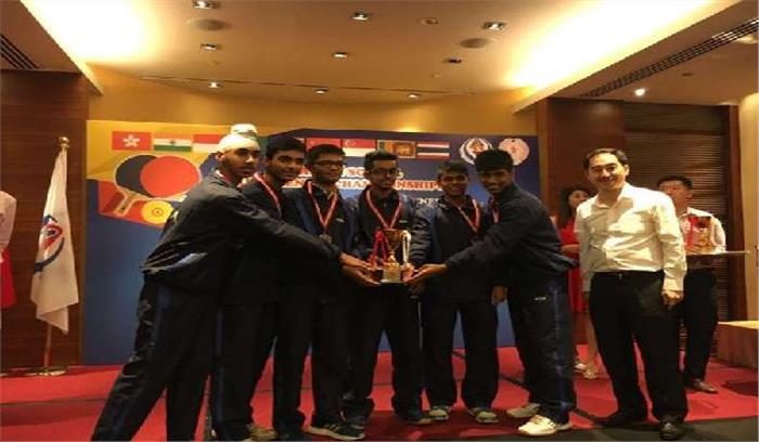 भारतीय टेबल टेनिस खिलाड़ियों ने रचा इतिहास