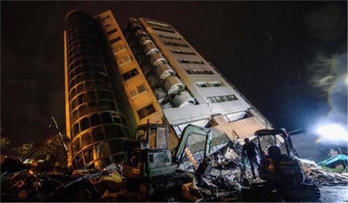 ताइवान भूकंप में मरने वालों की संख्या नौ हुई, 62 लापता