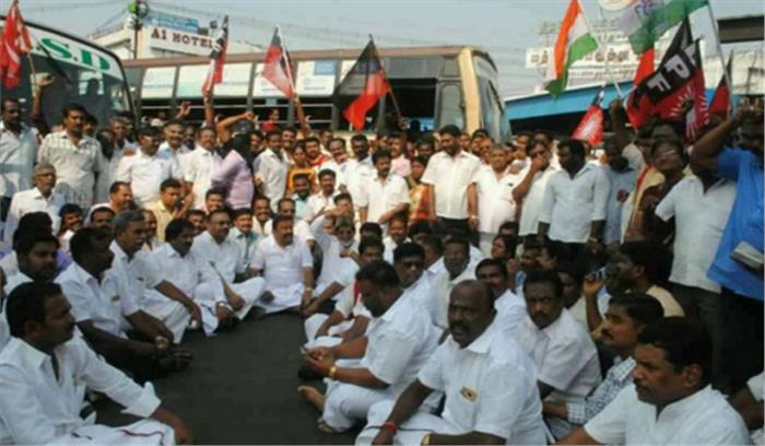 तमिलनाडु में हड़ताल से आम जनता हुई परेशान