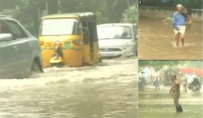 तमिलनाडु में भारी बारिश ,सभी स्कूल-कॉलेज बंद