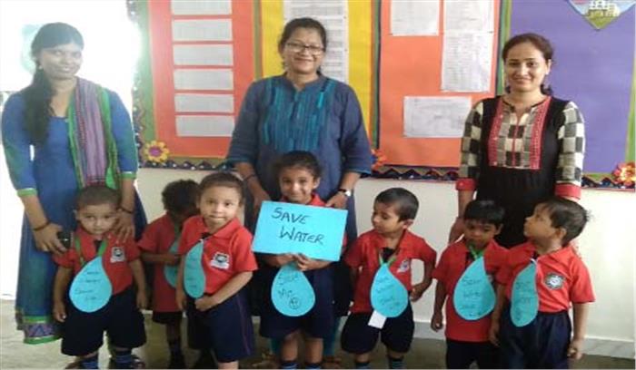 बच्चों ने जल बचाने का लिया संकल्प