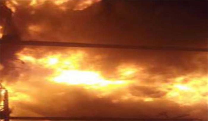 हैदराबाद: रासायनिक फैक्ट्री में लगी आग, आठ लोग झुलसे